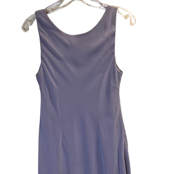 SL Fashions NY, Gray, Tier Beaded Neckline, Women's 10 Dress - Picture 8 of 13